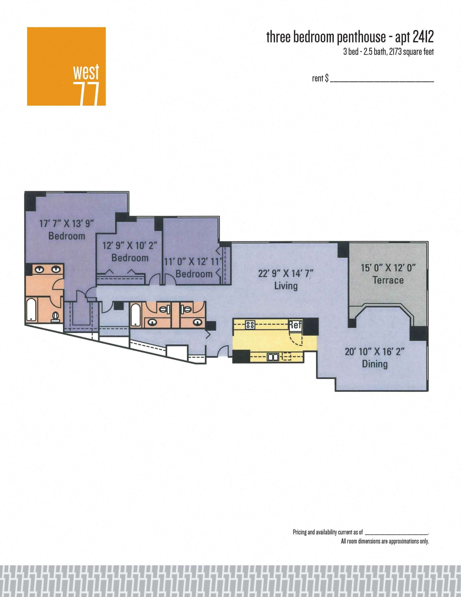 west77_Penthouse 2412 Penthouse 2412 Floor Plan